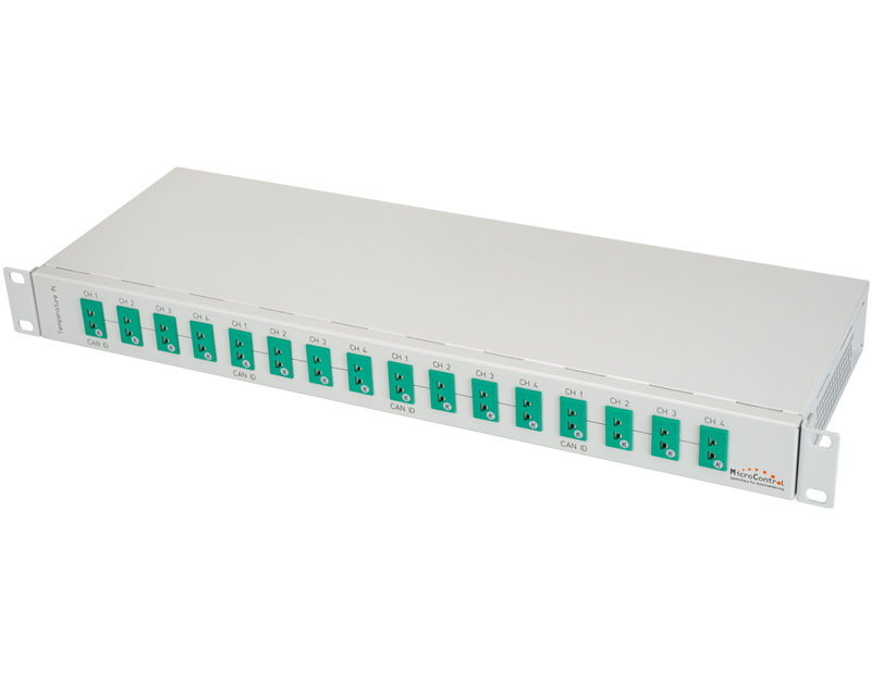 MicroControl I/O module 19"-slide-in 16-channel thermocouple input