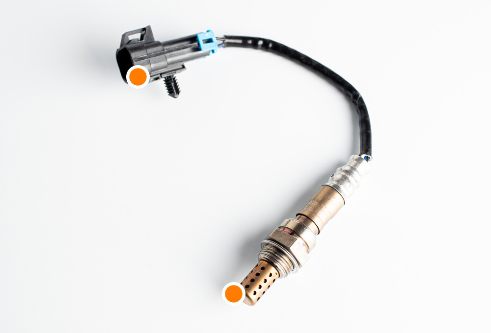 Pressure sensor with highlighted measuring points I/O modules MicroControl
