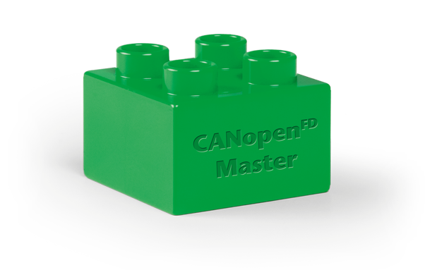 Symbolic image of Lego brick for protocol stack CANopen Master FD