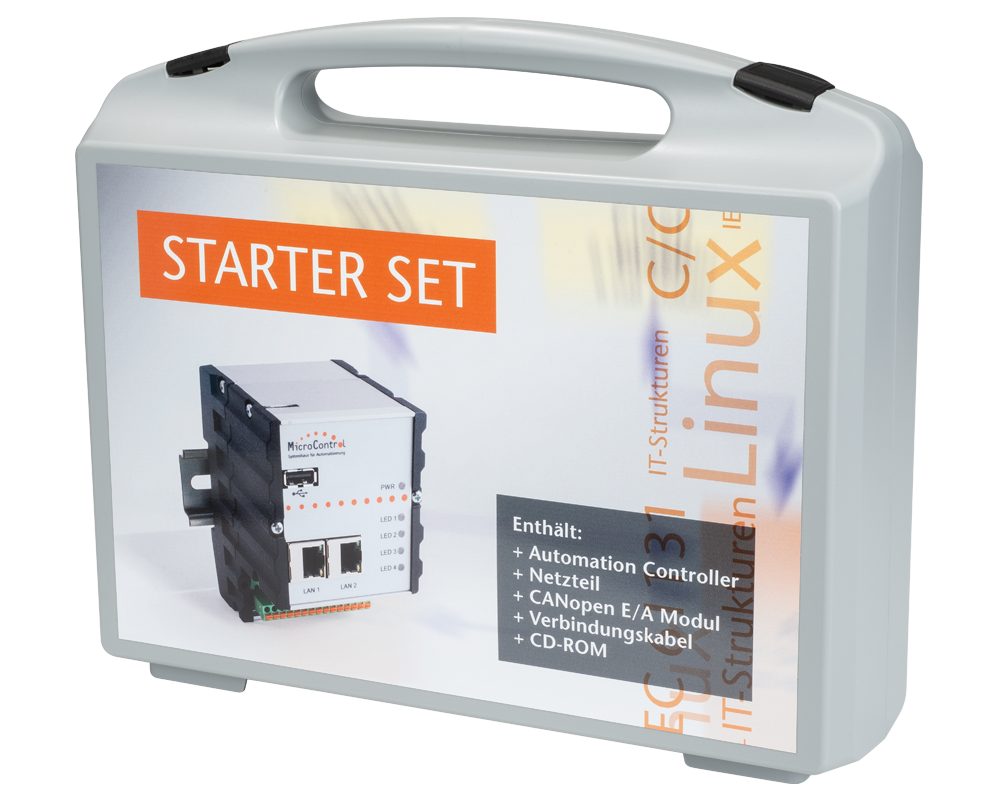 MicroControl µMIC.200 Starter kit toolbox